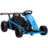 Dječiji električni go-kart 24 V za vožnju i drift, plavi