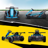 Dječiji električni go-kart 24 V za vožnju i drift, plavi