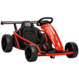 Dječiji električni go-kart 24V za drifting, crveni