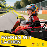 Dječiji električni go-kart 24V za drifting, crveni