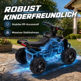 Dječiji električni quad 6 V s litijumskom baterijom, 18–48 mjeseci, crni