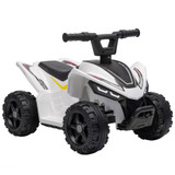 Dječiji električni quad 6 V s litijumskim akumulatorom, bijeli