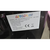 Dječiji električni motocikl 12 V s pomoćnim točkićima, crni