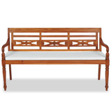 Batavia klupa s jastucima 150 cm tikovina Batavia klupa s jastucima 150 cm tikovina