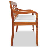 Batavia klupa s jastucima 150 cm tikovina Batavia klupa s jastucima 150 cm tikovina