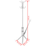 Stalak za Kapute Metalni Bijeli