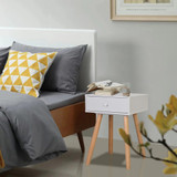 Noćni Ormarići 2 kom Masivna Borovina 40x30x61 cm Bijeli Noćni Ormarići 2 kom Masivna Borovina 40x30x61 cm Bijeli