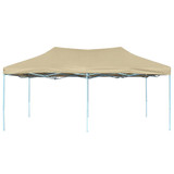 Sklopivi Pop-Up Šator 3x6 m Krem Bijeli