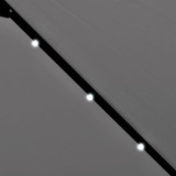 LED Konzolni Suncobran 3 m Pijesak bijeli LED Konzolni Suncobran 3 m Pijesak bijeli