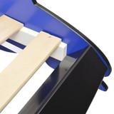 Dječji krevet u obliku trkaćeg automobila LED 90 x 200 cm plavi Dječji krevet u obliku trkaćeg automobila LED 90 x 200 cm plavi