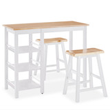 Barski Set 3 kom MDF Bijeli