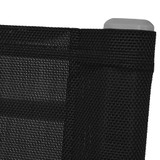 Vrtne stolice za ljuljanje 2 kom čelik i tekstilen crne