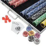 Set za Poker s 1000 Laserskih Žetona Aluminijum Set za Poker s 1000 Laserskih Žetona Aluminijum