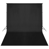 Pozadinski sustav s potporom 500 x 300 cm crni