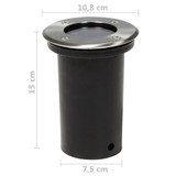 Vanjska ugradbena svjetiljka 12 kom okrugla Vanjska ugradbena svjetiljka 12 kom okrugla