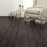 Samoljepljive podne obloge PVC 5,02 m² 2 mm tamno smeđe