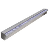 Pravokutna fontana za bazen s LED svjetlom nehrđajući čelik 90 cm