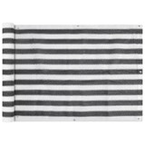 Balkonska Zaštita HDPE 75x600 cm Antracit i Bijela Boja