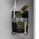 Uredski ormar s 2 vrata sivi 90 cm čelični