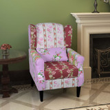 Fotelja Patchwork Dizajn Tkanina Fotelja Patchwork Dizajn Tkanina
