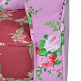 Fotelja Patchwork Dizajn Tkanina Fotelja Patchwork Dizajn Tkanina