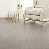 Samoljepljive podne obloge PVC 5,02 m² 2 mm hrastovina bijela
