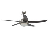 Ukrasni stropni ventilator sa svjetlom 128 cm smeđi Ukrasni stropni ventilator sa svjetlom 128 cm smeđi