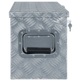 Aluminijska kutija 61,5 x 26,5 x 30 cm srebrna