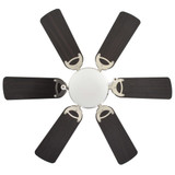 Ukrasni stropni ventilator sa svjetlom 82 cm tamnosmeđi Ukrasni stropni ventilator sa svjetlom 82 cm tamnosmeđi