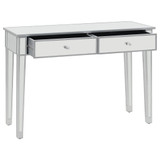 Zrcalni konzolni stol od MDF-a i stakla 106,5 x 38 x 76,5 cm Zrcalni konzolni stol od MDF-a i stakla 106,5 x 38 x 76,5 cm