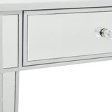 Zrcalni konzolni stol od MDF-a i stakla 106,5 x 38 x 76,5 cm Zrcalni konzolni stol od MDF-a i stakla 106,5 x 38 x 76,5 cm