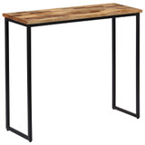 Konzolni stol od masivne obnovljene tikovine 90 x 30 x 76 cm