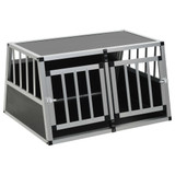 Kavez za pse s dvostrukim vratima 89 x 69 x 50 cm Kavez za pse s dvostrukim vratima 89 x 69 x 50 cm