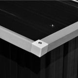 Vrtna kućica od metala 257 x 298 x 178 cm antracit