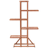 246432 Plant Stand Cedar Wood 86x36x139 cm