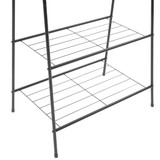 Stalak za odjeću 59 x 35 x 150 cm crni Stalak za odjeću 59 x 35 x 150 cm crni