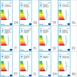Vrtna trostruka stupna svjetiljka od aluminija E27 220 cm brončana