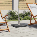 Stalak za suncobran od granita 30 kg kvadratni crni Stalak za suncobran od granita 30 kg kvadratni crni