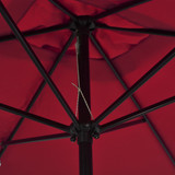 Vrtni suncobran s metalnom šipkom 300 x 200 cm bordo Vrtni suncobran s metalnom šipkom 300 x 200 cm bordo