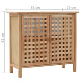 Ormarić za umivaonik od masivne orahovine 66 x 29 x 61 cm Ormarić za umivaonik od masivne orahovine 66 x 29 x 61 cm