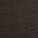 Sklopive vrtne stolice od HDPE-a i čelika 2 kom smeđe