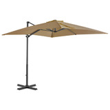 Konzolni suncobran s aluminijskom šipkom bež 250 x 250 cm Konzolni suncobran s aluminijskom šipkom bež 250 x 250 cm