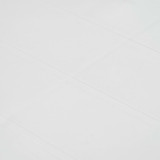 Vrtni stol bijeli 79 x 79 x 72 cm plastika s izgledom ratana