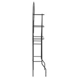 Stalak za kupaonicu crni 60 x 33 x 174 cm