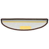 Otirači za stepenice 15 kom smeđi 65 x 25 cm