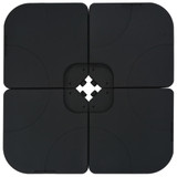 vidaXL Vanjski suncobran s prijenosnim postoljem bež