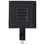 Vrtne solarne svjetiljke 6 kom LED kvadratne 12 cm crne Vrtne solarne svjetiljke 6 kom LED kvadratne 12 cm crne