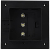 Vrtne solarne svjetiljke 6 kom LED kvadratne 12 cm crne Vrtne solarne svjetiljke 6 kom LED kvadratne 12 cm crne