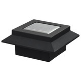 Vrtne solarne svjetiljke 6 kom LED kvadratne 12 cm crne Vrtne solarne svjetiljke 6 kom LED kvadratne 12 cm crne