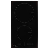 Indukcijska ploča za kuhanje s 2 plamenika staklena 3500 W